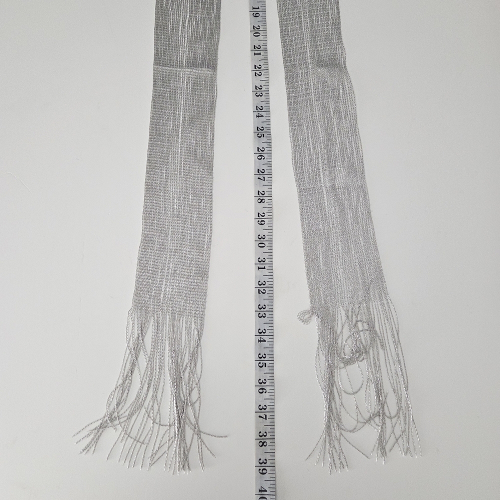 Wrap around silver scarf - Picture 5 of 5